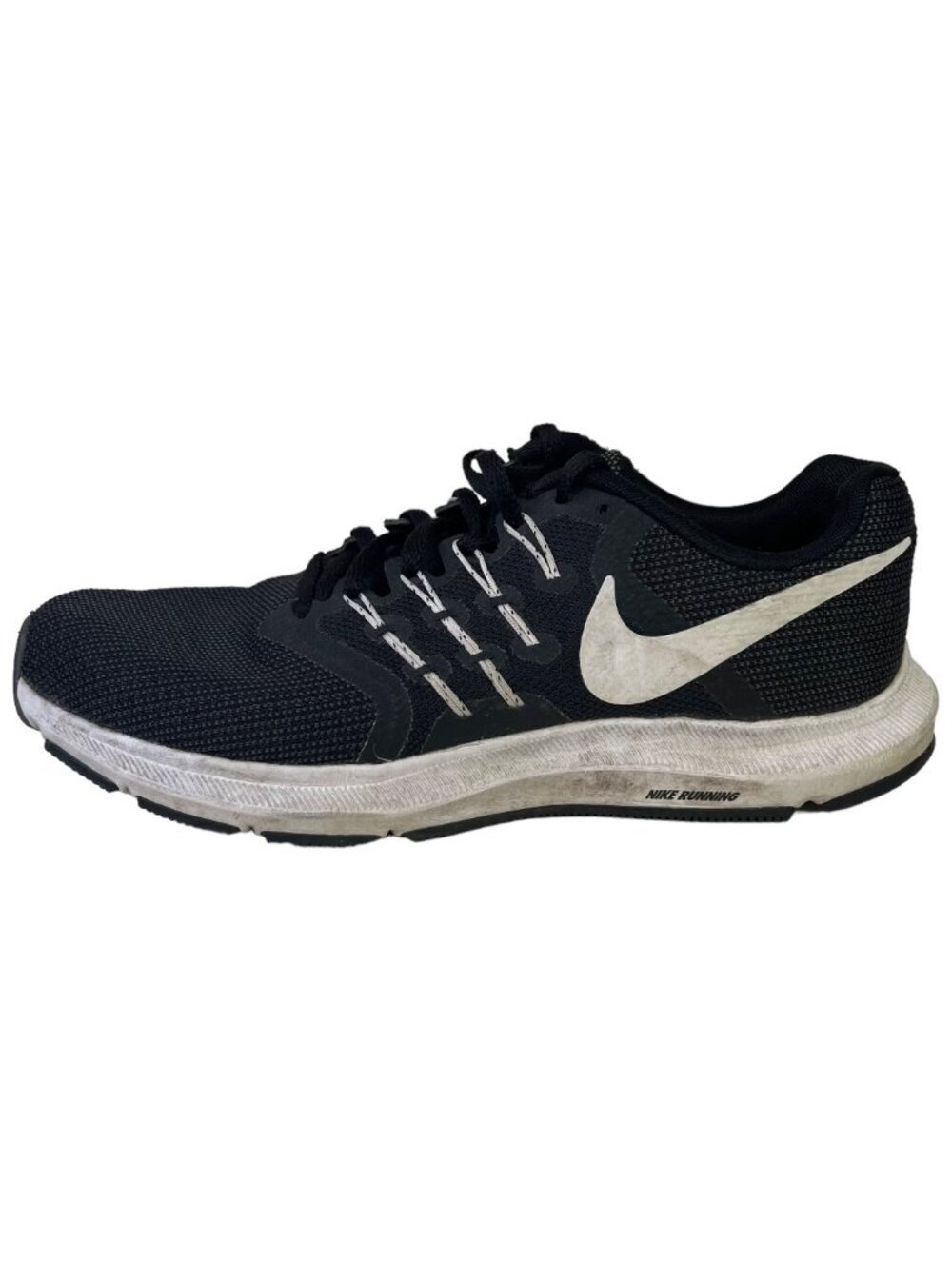 Nike Womens Run Swift Running Shoes Size 7.5 Black White Outdoor Hiking Athletic